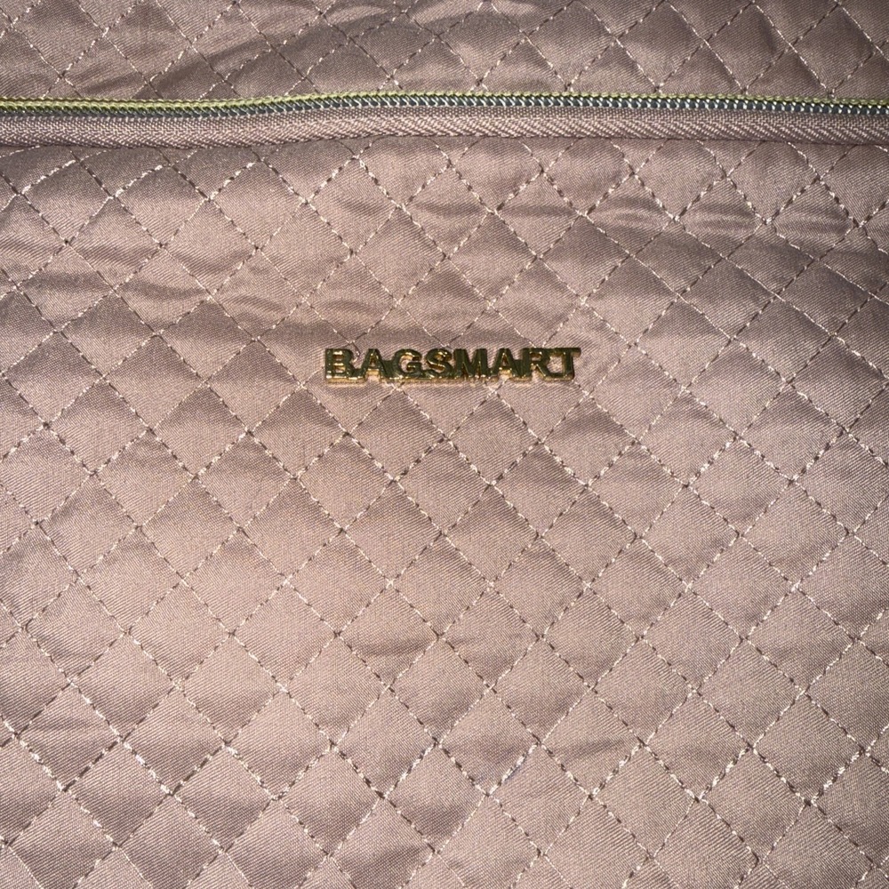 BAGSMART Quilted Laptop Bag with Shoulder Strap 5426 A Blush Pink